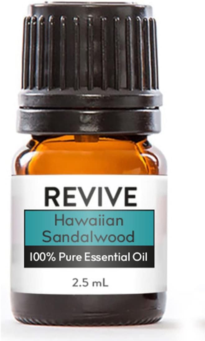 Hawaiian Sandalwood Essential Oil by Revive Essential Oils – 100% Pure Therapeutic Grade, for Diffuser, Humidifier, Massage, Aromatherapy, Skin & Hair Care