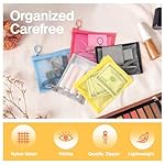 EASYFUN Mesh Zipper Bag Purse Organizer Pouches Makeup/Cosmetic Bag Travel Toiletry Bag Coin Pouch Daily Accessories - Image 5