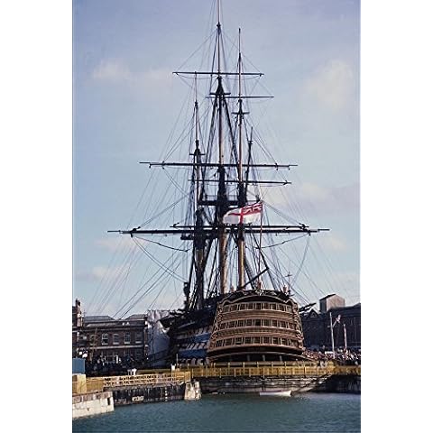 Libby's Emporium 615098_HMS Victory_ In Dry Dock At Portsmouth England A4 Photo Poster Print 10x8 Cover