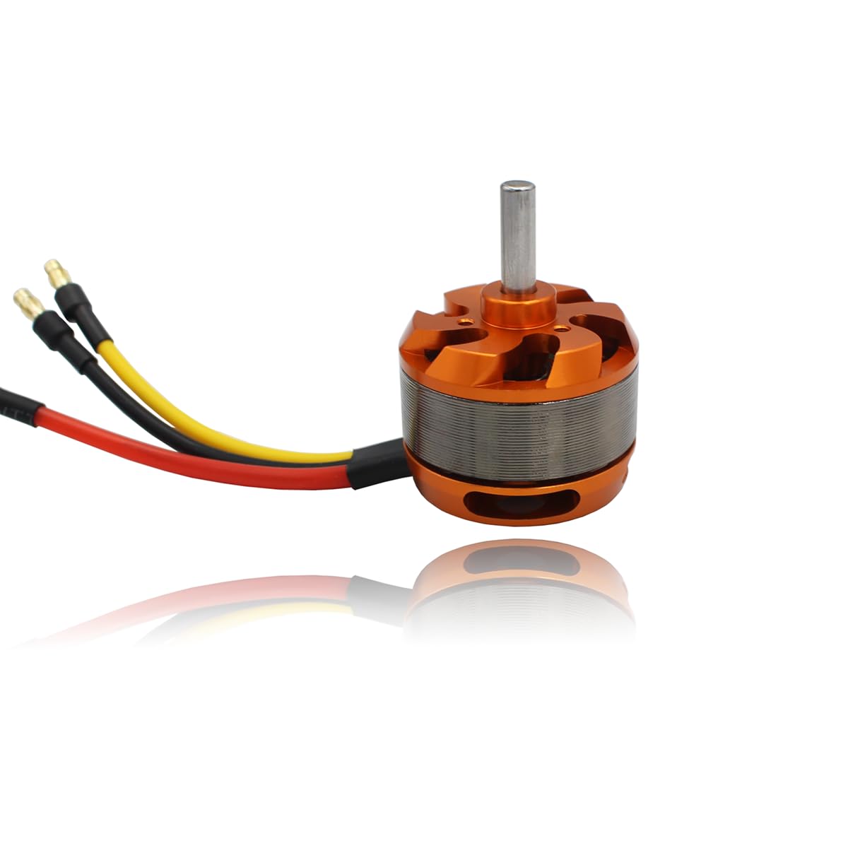 Bottom view of Caruner D3530 1400KV Brushless Outrunner Motor showing mounting holes