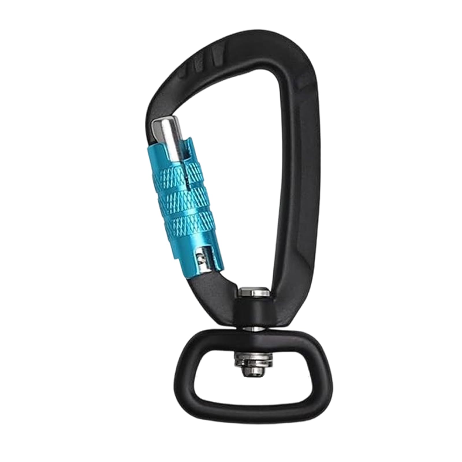 Karabinerhaken Mit Drehgelenk Aluminium Karabiner Hundeleine 360° Drehbar Karabiner FüR Hundeleine FüR Hundeleinen, Outdoor-AktivitäTen, Camping