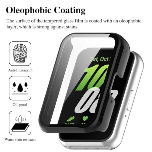 Capa Case Bumper Preto Com Película P/Galaxy Fit 3