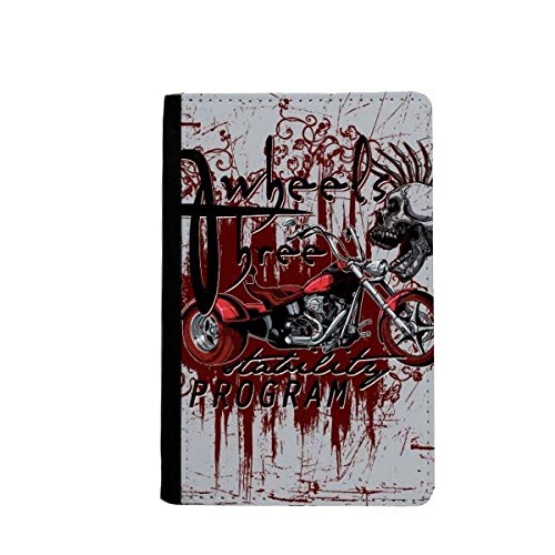 Portefeuille voyage squelette moteur graffiti idéal pour vos escales urbaines