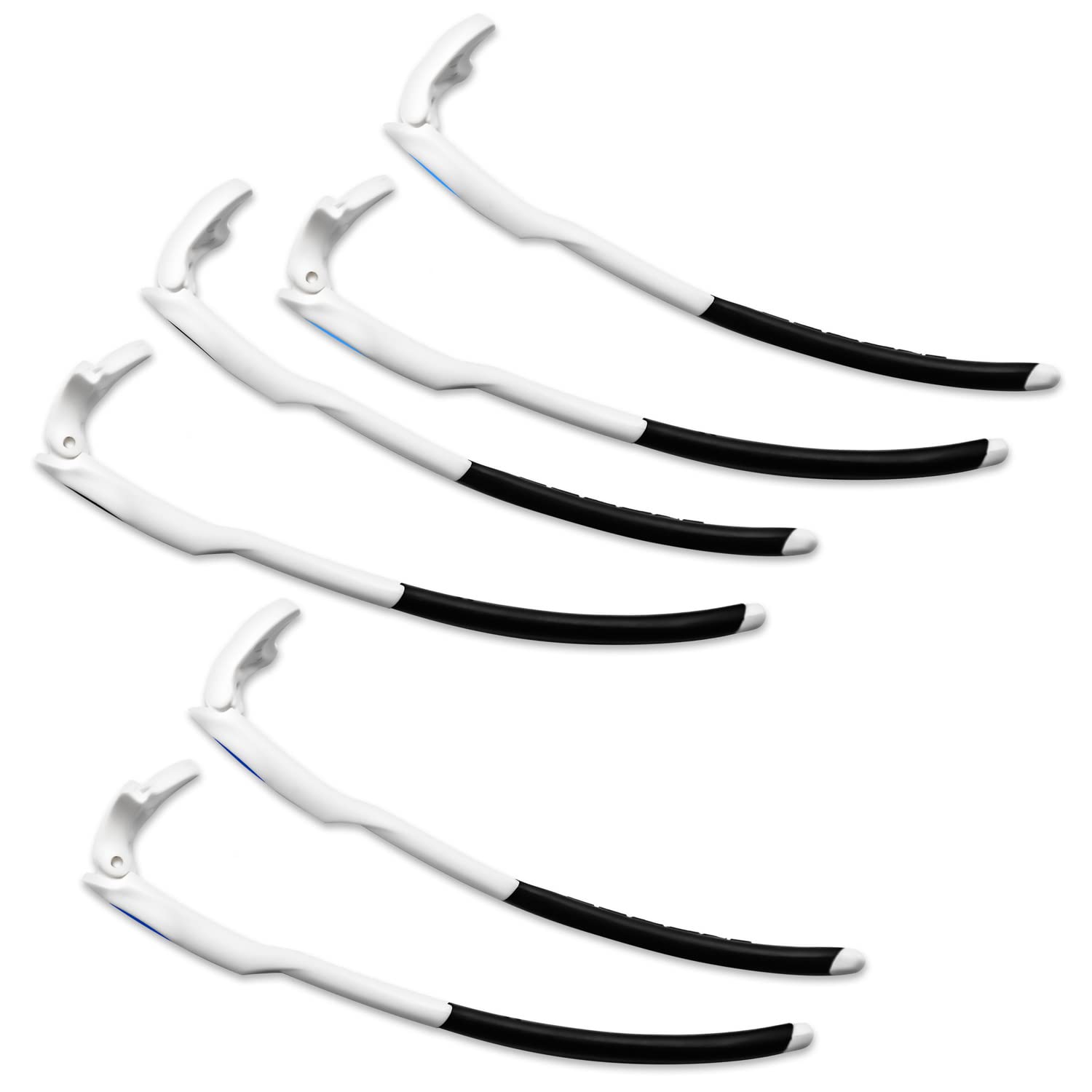 Jambes de lunettes pour Oakleys EV-Zero branches de remplacement bleu noir - 8