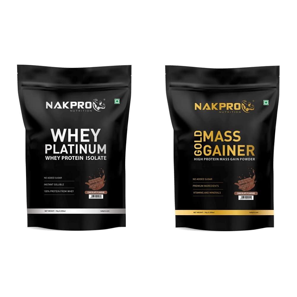 Buy NAKPRO PLATINUM 100 Whey Protein Isolate 28.1g Protein, 6.4g