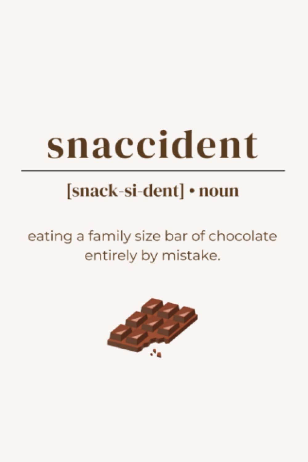 Snaccident Notebook: Funny Lined Journal Coworker Notebook