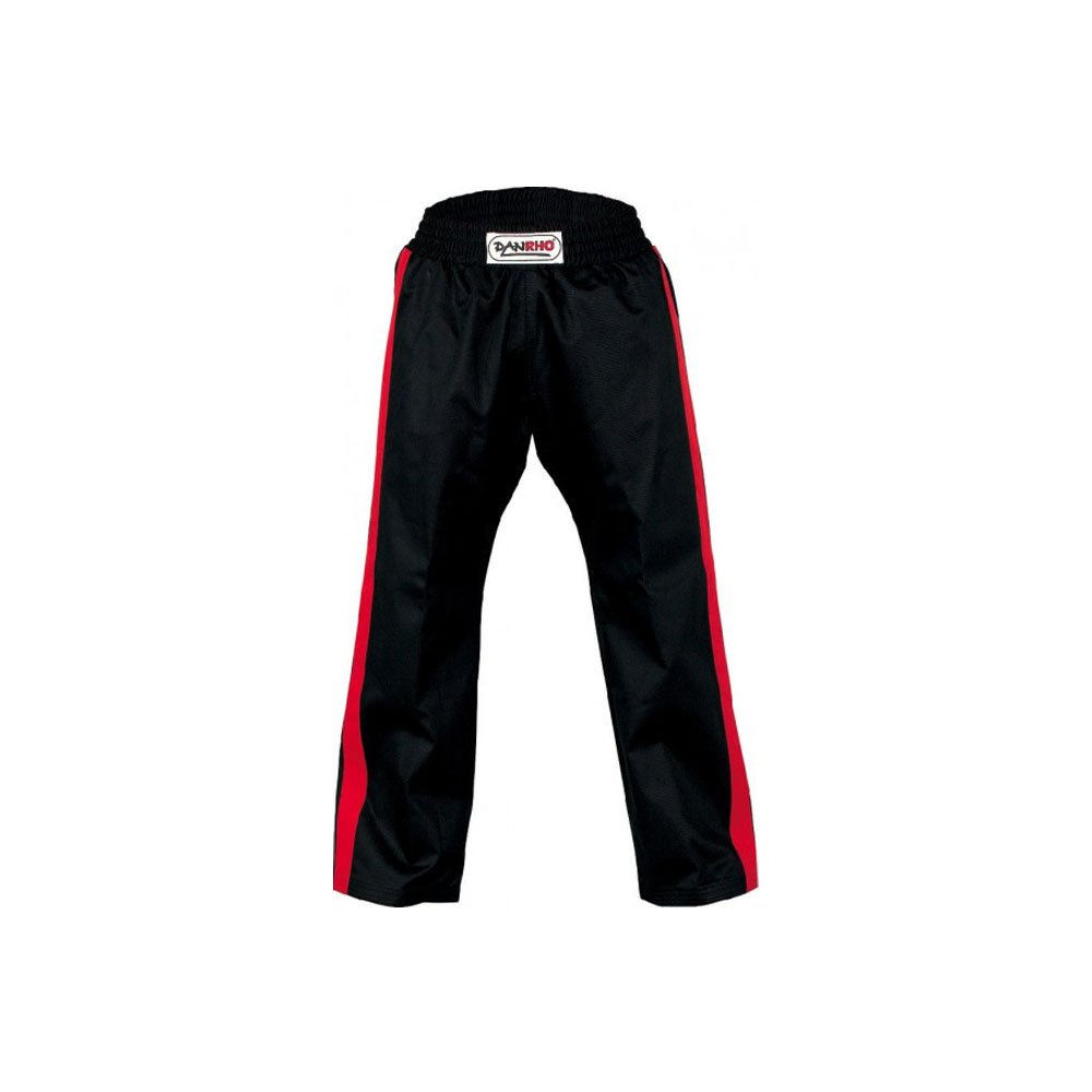 DANRHO Kampfsport Hose "Freestyle", Schwarz/Rot Danrho 190 cm