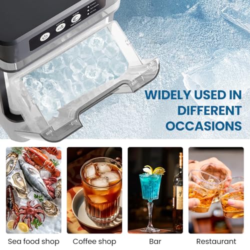 Fabricadora de Hielo Nugget MBBMW 38 lbs Acero Inoxidable miniatura 6