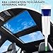Threlaco Automobile Sunroof Silicone Grease 3.53 oz Multi Purpose Genuine Sunroof Grease Automotive for Greasing and Cleaning The Track on The Car Sunroof, Reducing Noise Prolong Life