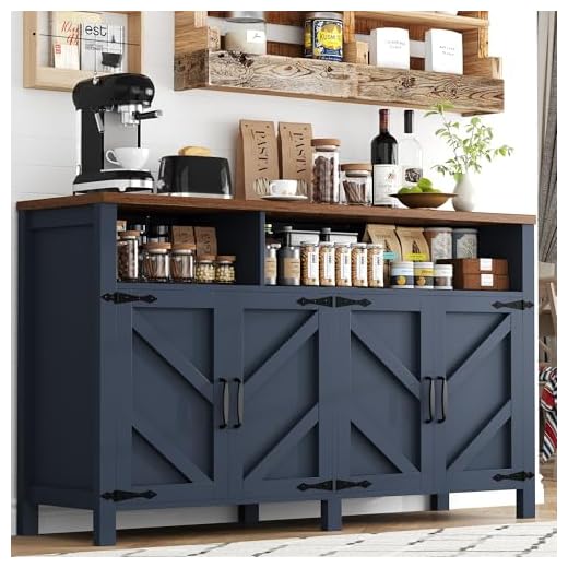 Knoworld Large Farmhouse Buffet Sideboard