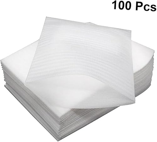 Miniatura 6 de Operitacx 200 bolsas de cojín estáticas, reutilizables, a prueba de golpes, para un embalaje seguro de platos, cristalería, electrónica, fundas