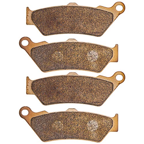 Image of NICHE Front Rear Brake Pad Set for Harley-Davidson 41300169 Ceramic 2 Pack | Harley-Davidson /BMW, Fits 2016-2019 Street 500 XG500; 1996-1997 F650ST; 2018 K1600 Bagger; 1998-2000 F650; 1999-2012 F650GS