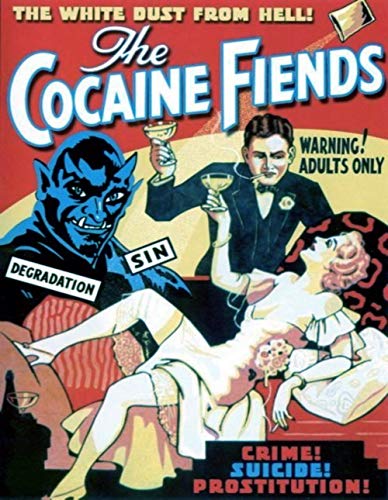 Assca Metal Advertising Sign Wall Door Plaque Decorative Tin Metal For Home Office Bar Coffee Shop Pub Shed Man Cave - Vintage Cocaine Fiends Party Coke Drug Adults Fun Inspired