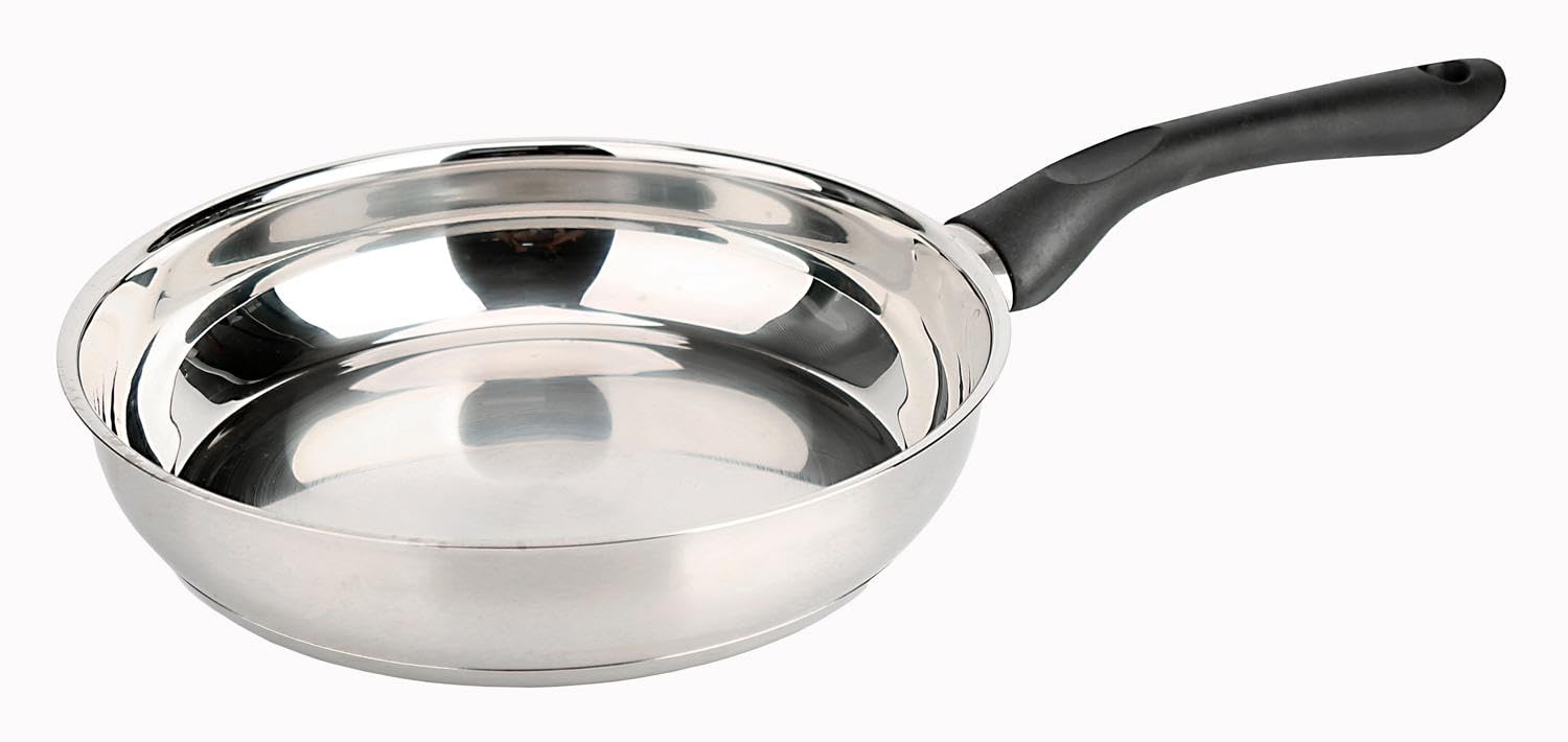 Poêle à frire Baumalu Primo inox induction 28 cm antiadhésif uniforme