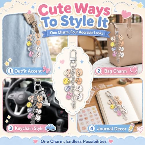 Image of Stray Kids Keychain with Cute Animal Pendant, Cute Stray Kids Merch Skzoo Keychain for Fans Trendy Design | Eye-Catching Detail | Skz Merch | Idol Gift | Cute Pendant