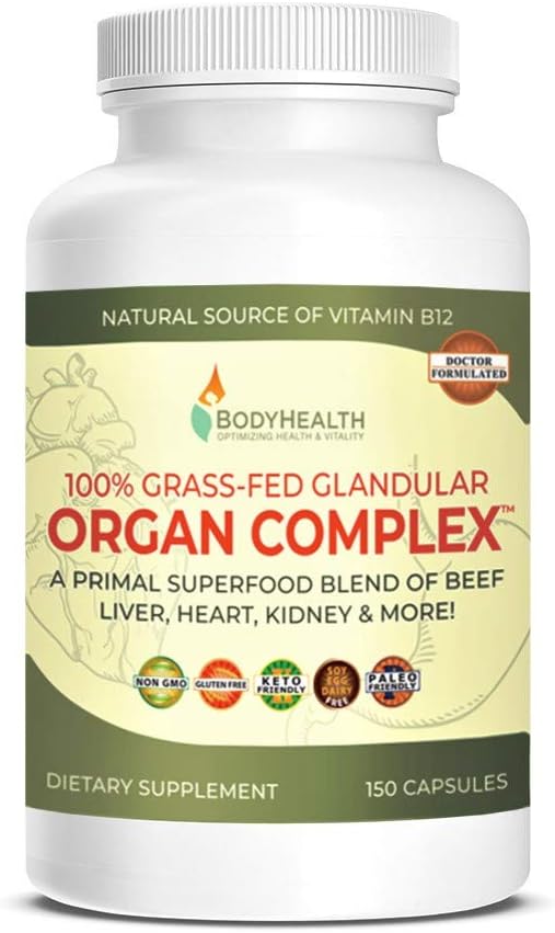 BodyHealth 100 GrassFed Glandular Organ+ Complex A