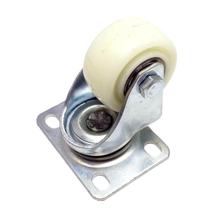 Roulettes pivotantes universelles directionnelles en nylon rigide 3,8 cm