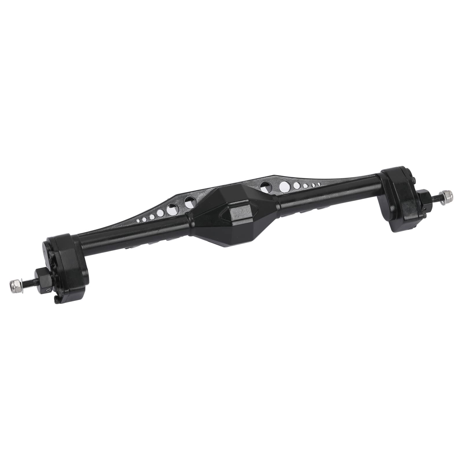 RZXYLRC 1/10 RC Car Aluminum Alloy Rear Portal Axle Assemble for Capra 1.9 UTB AXI03004 RC Crawler Upgrades (Black)