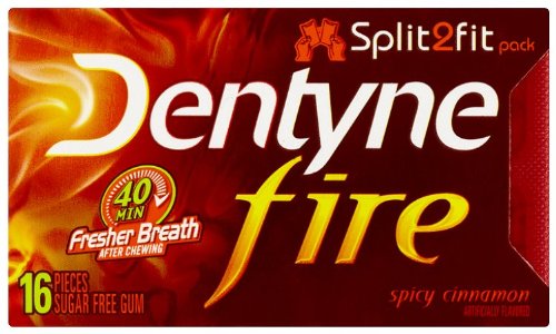 Dentyne Fire Canela  Split2Fit Paquete de 6