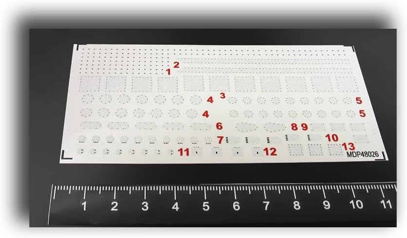METALLIC DETAILS MDP48026 1/48 He 111H-3, H-6 Hatches (ICM) Accessories kit