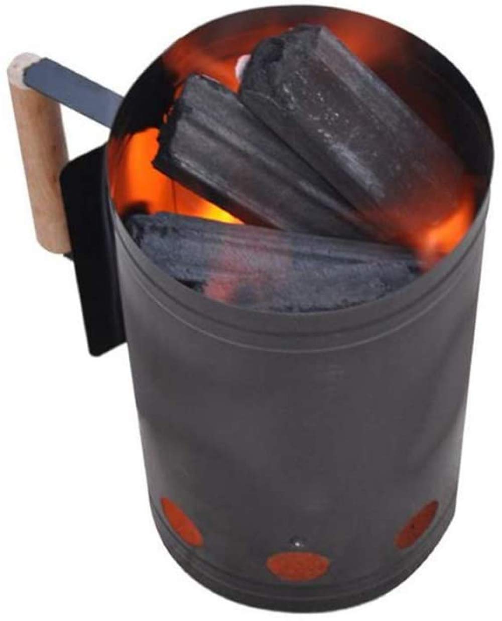 Encendedor De Carbón Para Chimenea, Uso Doméstico, Accesorios Para Barbacoa, Encendedor De Encendido, Canasta De Encendedor De Chimenea De Acero Galvanizado, Para Barbacoa De Camping Al Aire Libre