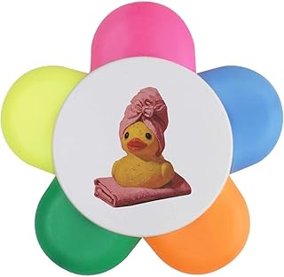 Azeeda 'Rubber Duckie with Pink Towels' Flowe...