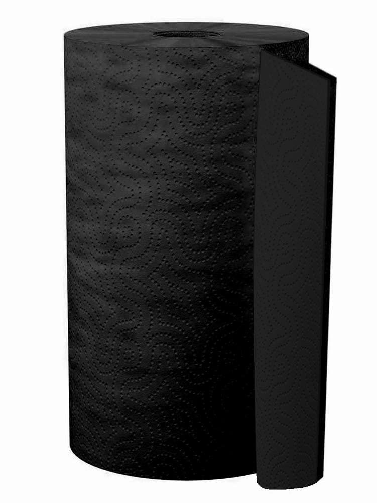 6er Pack Renova Küchenrollen Black Schwarz - Küchenrolle Küchenpapier 2-lagig - Maxi Rolle - farbig - bunt - Papierrolle - Allzwecktücher- der Pack entspricht 18 Standardrollen