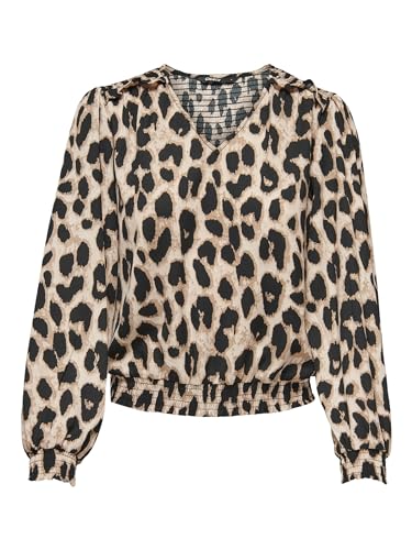 ONLY Damen Bluse ONLTIANA XS S M L XL Geblümt 100% Polyester, Größe:M, Farbe:Cloud Dancer VIMA Leo 15254179