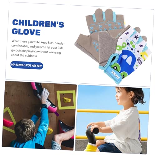 Yardwe 1 Par Luvas De Fitness Luvas De Inverno Ao Ar Livre Luvas De Equitação Luvas De Pesca Portáti