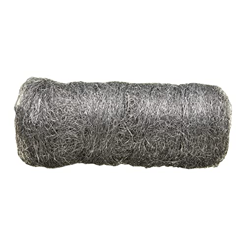 ProDec 400 g grobe Stahlwolle, zum Reinigen, Polieren und Oberflächenvorbereitung von Holz, Metall, Messing, Kupferrohren, ideal zum Entfernen von Farbe, Lack, Rost, hält Mäuse und Nagetiere fern