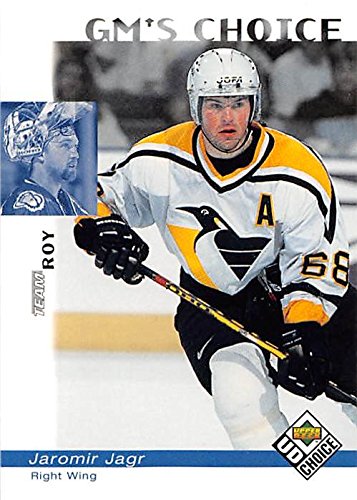 Jaromir Jagr hockey card (Pittsburgh Penguins) 1998 Upper Deck