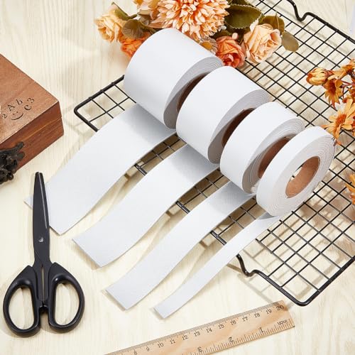 GORGECRAFT 25mm Wide Flat Leather Cord 200cm Long Double-Sided Lychee Pattern Leather Strips Imitation Leather Strap Strings for DIY Craft Projects Belt Jewelry Making Tooling Workshop - Image 4