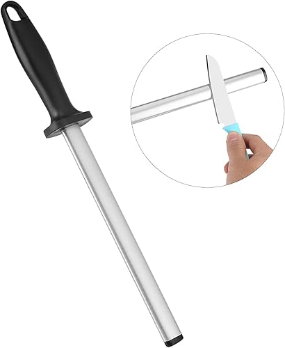 Miniatura 9 de Fdit Afilador de cuchillos de cocina de 8 pulgadas, afilado rápido y mango humanizado, afilador de cuchillos de cocina de alta dureza, para el hogar