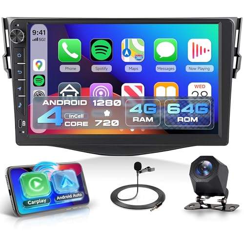 Autoradio caméra de recul pour remplacer l'écran d'origine RAV4