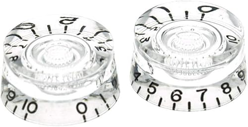 Miniatura 16 de Dopro 4pcs USA (Imperial) LP Guitarra Dial Velocidad Perillas 24 Finas Splines Control Perillas para USA Les Paul/CTS Macetas Negro