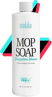 Luxury Mop Soap Brazilian Waves - Safe for Pets - Highly Scented Mop Soap That's Concentrated to Help Remove Dirt, Grease & Grime 12 oz