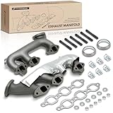 A-Premium 2PCS Left & Right Side [V6 4.3L] Exhaust Manifold Kits W/Gaskets & Nuts & Studs & Springs Compatible with Chevrolet & GMC - C1500 C2500 K1500 K2500 1988-1995, G1500 G2500 G10 G20 1995
