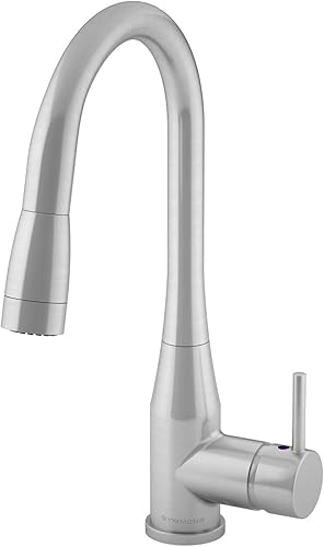 Miniatura 5 de Symmons S-2302-MB-PD-1.5 Sereno - Grifo de cocina extraíble de un solo mango en negro mate (1.5 GPM)