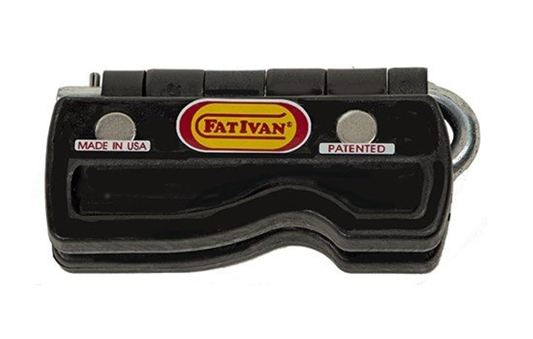 The Original FatIván - Calzo plegable para puerta con imán, 1, Negro, 1