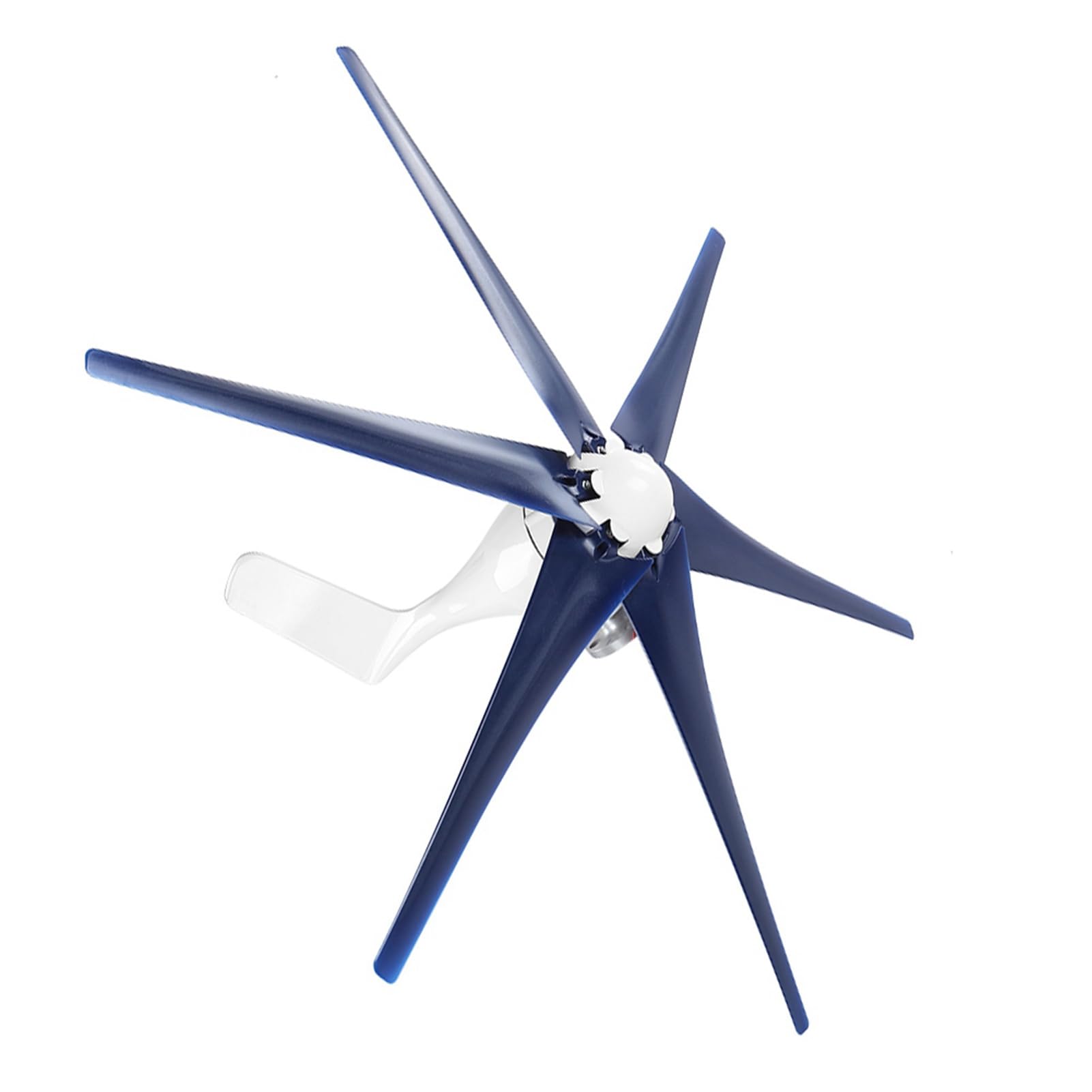 Generic Turbinas Eólicas Máquina Industrial de 6 Palas 800W, Alta Utilización de Energía, Fácil Instalación, para Barcos, Terrazas, Cabinas, Fibra de Nylon (48V)