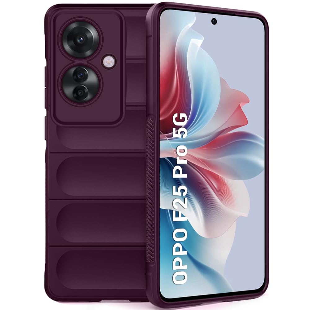 TheGiftKart Liquid Silicon Back Cover Case for Oppo F25 Pro 5G | Shockproof Military Grade Protection | Micro-Fibre Cloth On Inner Side | Built-in Anti-Slip Grip Oppo F25 Pro Back Cover (TPU, Plum) (B0CWPJ6LKL) Amazon Price History, Amazon Price Tracker