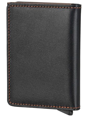 Image of Secrid Slim Wallet Original Leather With Rfid Safe Card Case
