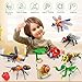 KAZI Bugs Building Toy Set,Insect Collection Building Blocks Including 8 Different Bug,STEM Toys for Kids Age 8 and Up,Play and Display Gift Idea for Boys & Girls,Ideal Gifts for Birthday Valentines