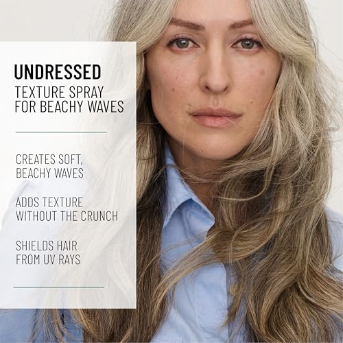 Image of Hairstory Undressed - Salt Free Texturizing Spray for Beach Waves, UV Protection Hair Spray, Adds Volume and Texture, All Hair Types