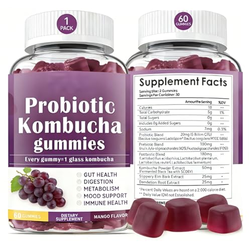 Kombucha Gummies, Suitable for Both Men and Women