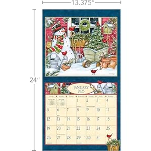 Langheartandhomebysusanwinget2025wallcalendar  Urban Country Home Decor Lang heart and home by susan winget 2025 wall calendar  urban country home decor