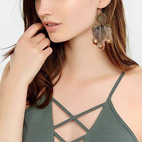 Mwoot 9 Styles Assorted Craft Feathers (180Pcs), Natural Chicken Feathers For Diy Earring Wings Dream Catcher Crafts Activities Project Wedding Party Home Decoration #TOP7