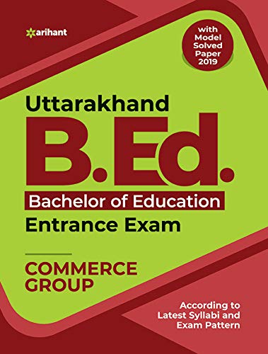 Uttarakhand B.Ed Entrance Exam COMMERCE Group 2020