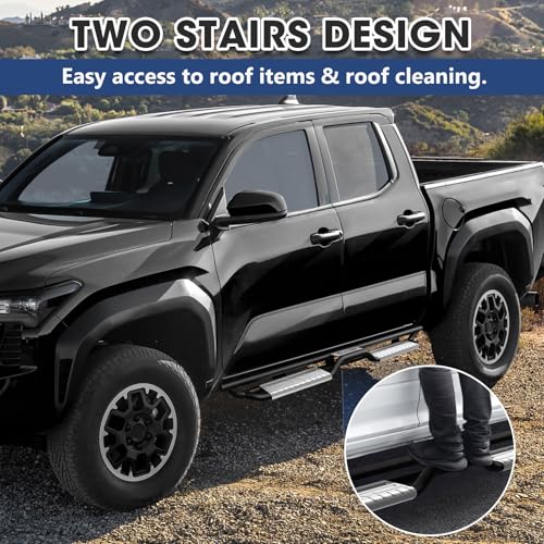 Estribos laterales para Toyota Tacoma 2024-2026 de acero miniatura 3