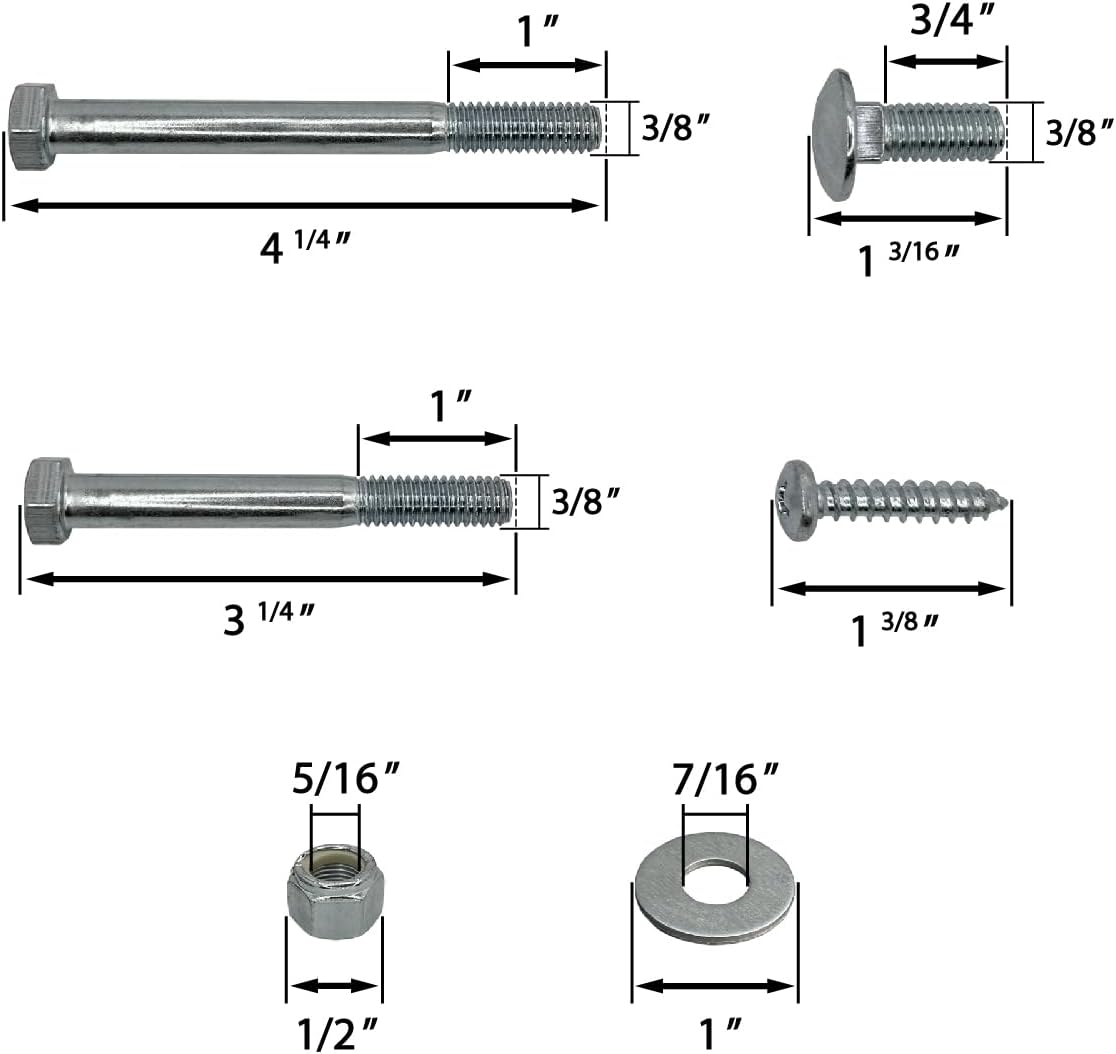 A.A Galvanized Bunk Support and Bracket Assembly for Jon Boat - Bunk Not Included